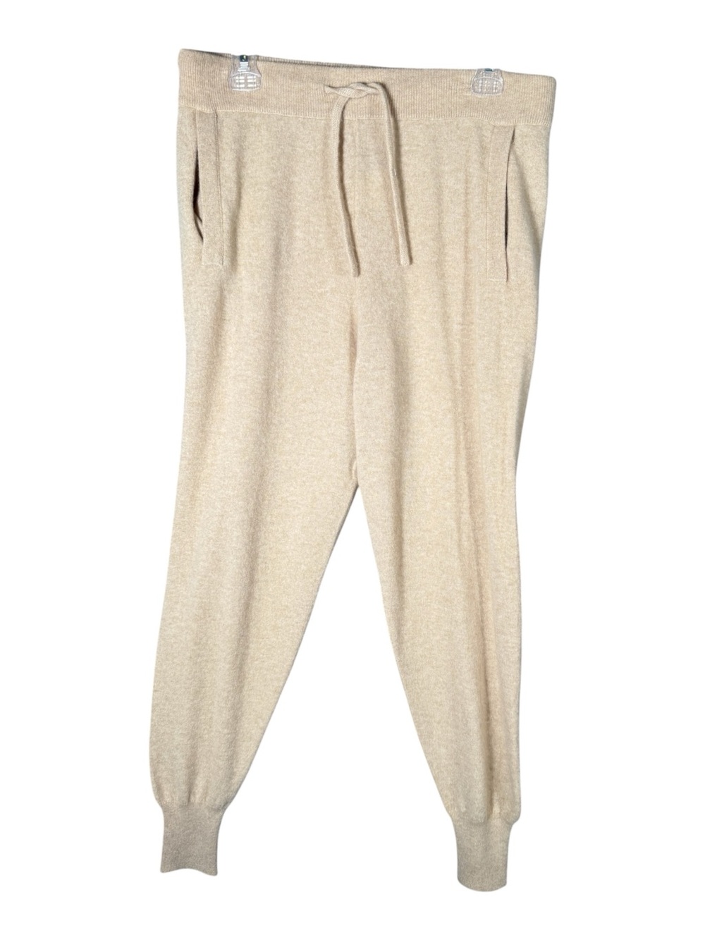 Goyo 100% Mongolian Cashmere Pants Joggers Quiet Luxury Old Money Neutral XL